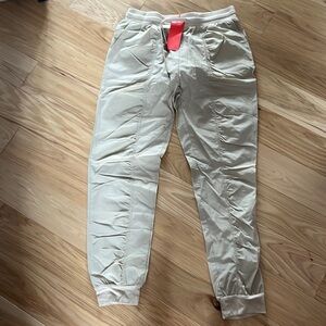 Women's Casual Cream Joggers